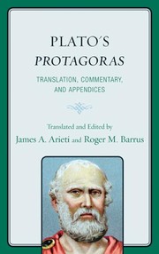 Cover of: Plato's Protagoras by Πλάτων
