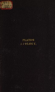 Cover of: Platons Verteidigungsrede des Sokrates und Kriton by Πλάτων