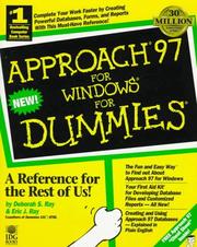 Cover of: Approach 97 for Windows for dummies