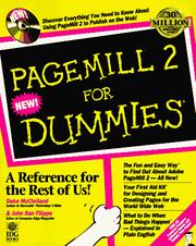 Cover of: PageMill 2 for dummies