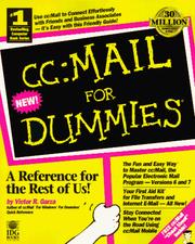 cc:Mail for dummies by Victor R. Garza