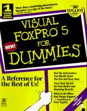 Cover of: Visual FoxPro 5 for dummies