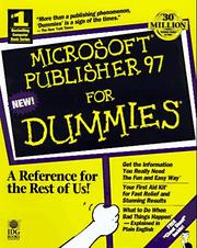 Microsoft Publisher 97 for dummies by Barrie A. Sosinsky, Barrie Sosinsky