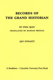 Cover of: Records of the Grand Historian by Sima Qian