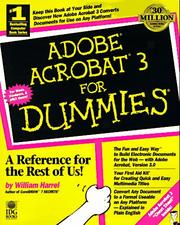 Cover of: Adobe Acrobat 3 for dummies