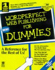 Cover of: WordPerfect 8 Web publishing for dummies