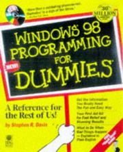 Cover of: Windows 98 programming for dummies