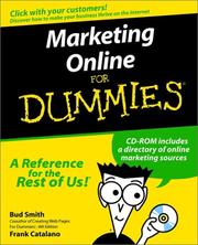 Cover of: Marketing online for dummies