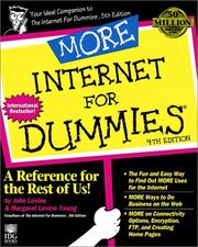 Cover of: More Internet for dummies by John R. Levine