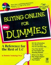 Cover of: Buying online for dummies by Joseph Lowery