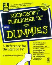 Cover of: Microsoft Publisher 98 for dummies by Jim McCarter