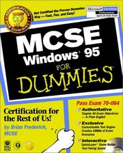 Cover of: MCSE Windows 95 for dummies