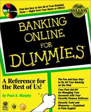 Cover of: Banking online for dummies