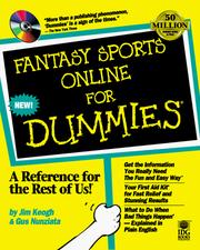 Cover of: Fantasy sports online for dummies