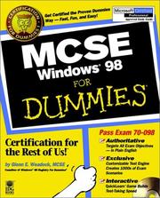 Cover of: MCSE windows 98 for dummies