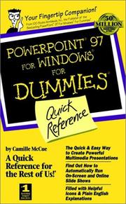 Cover of: PowerPoint 97 for Windows for Dummies Quick Reference