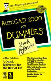 Cover of: AutoCAD 2000 for Dummies Quick Reference