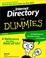 Cover of: Internet directory for dummies