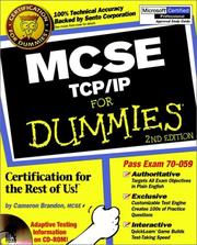 Cover of: MCSE TCP/IP for dummies by Cameron Brandon