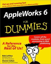Cover of: AppleWorks 6 for Dummies