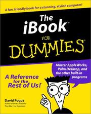 The iBook for Dummies by David Pogue