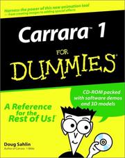 Cover of: Carrara 1 for dummies