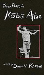 Cover of: Three Plays by Abe Kōbō