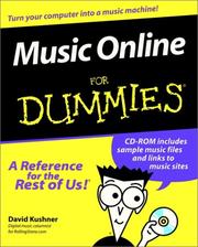 Cover of: Music Online for Dummies