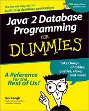 Cover of: Java 2 Database Programming for Dummies by Jim Keogh