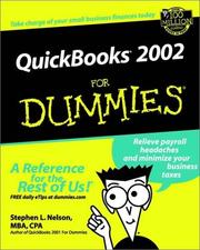 Cover of: QuickBooks 2002 for Dummies by Stephen L. Nelson