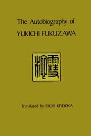Cover of: Autobiography of Yukichi Fukuzawa by Fukuzawa, Yukichi
