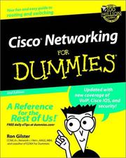 Cover of: The Cisco Networking for Dummies by Ron Gilster, Ron Gilster