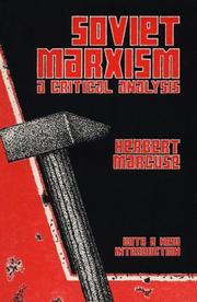Cover of: Soviet Marxism by Herbert Marcuse