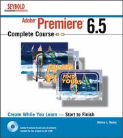 Cover of: Premiere 6.5 complete course | Donna L. Baker