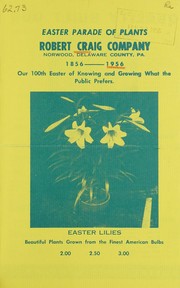Cover of: Easter parade of plants: 1856-1956, our 100th Easter of knowing and growing what the public prefers