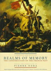 Cover of: Realms of Memory by Pierre Nora