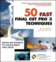 Cover of: 50 Fast Final Cut Pro 3 Techniques by Tim Meehan