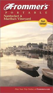 Cover of: Frommer's Portable Nantucket and Martha's Vineyard