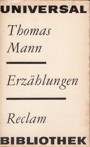 Cover of: Erzählungen