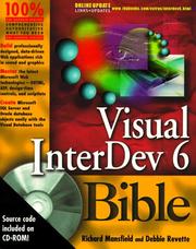 Cover of: Visual InterDev 6 bible