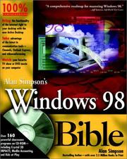 Cover of: Windows 98 bible by Simpson, Alan