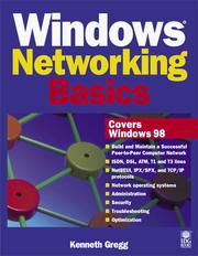 Cover of: Windows networking basics by Kenneth Gregg