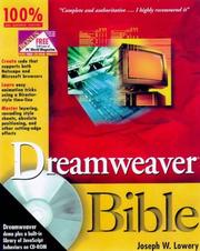 Cover of: Dreamweaver bible by Joseph Lowery