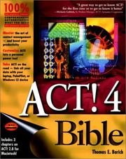 Cover of: ACT! 4 bible
