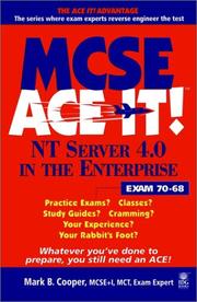 Cover of: MCSE NT Server 4.0 in the enterprise ace it! by Mark B. Cooper