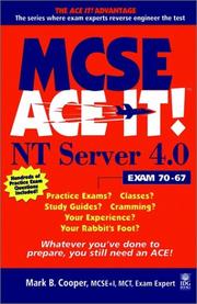 Cover of: MCSE NT Server 4.0 ace it! by Mark B. Cooper
