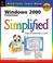 Cover of: Windows® 2000 Professional Simplified®