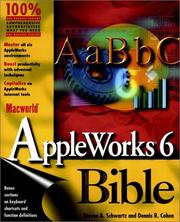 Cover of: Macworld AppleWorks 6 Bible by Steven A. Schwartz, Dennis R. Cohen