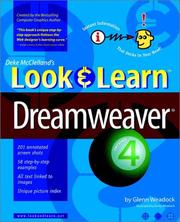 Cover of: Look & Learn Dreamweaver 4 | Glenn E. Weadock