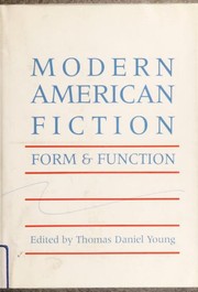 Cover of: Modern American fiction by 